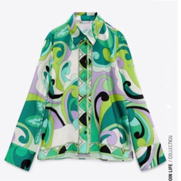 Vibrant Green and Purple Women's Top S and Skirt M - Picture 6 of 12